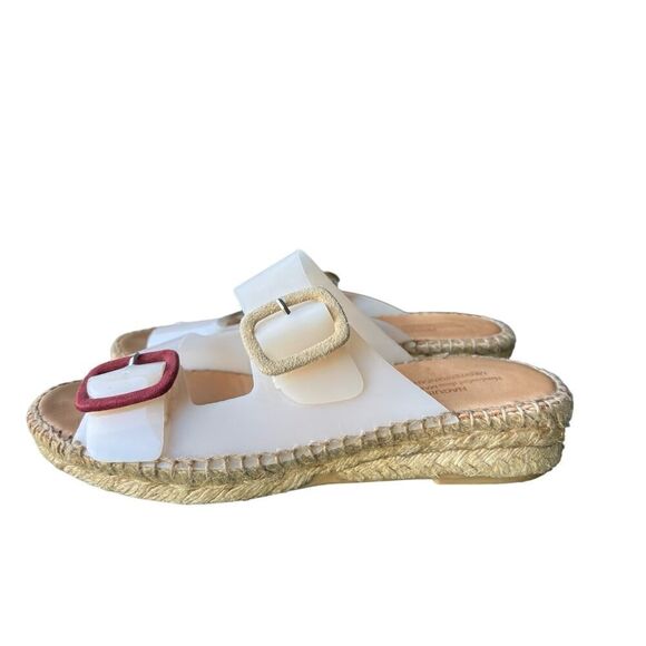 Naguisa Bruma Two Strap Slide - Anthropologie Size Size 5.5 US 36 EURO - Picture 5 of 11